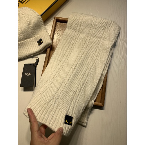 Replica Fendi Scarf & Hat Set #833811 $44.00 USD for Wholesale