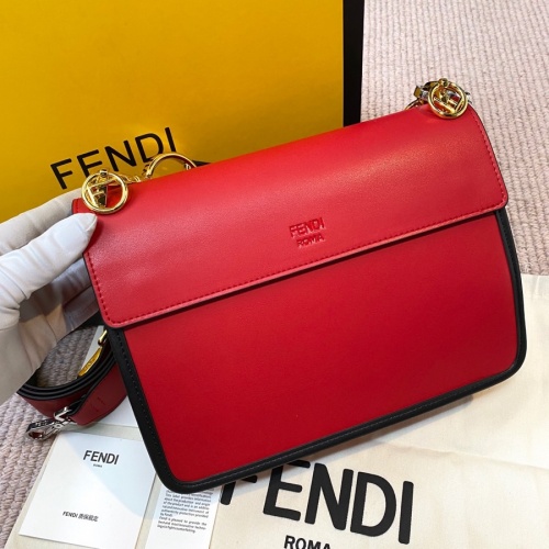 Replica Fendi AAA Messenger Bags For Women #833861 $118.00 USD for Wholesale
