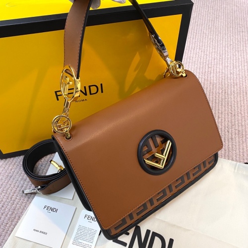Replica Fendi AAA Messenger Bags For Women #833862 $118.00 USD for Wholesale