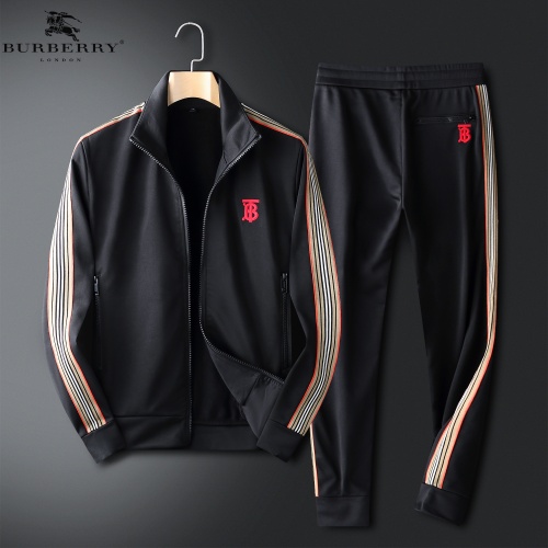 Burberry Tracksuits Long Sleeved For Men #833910 $98.00 USD, Wholesale Replica Burberry Tracksuits