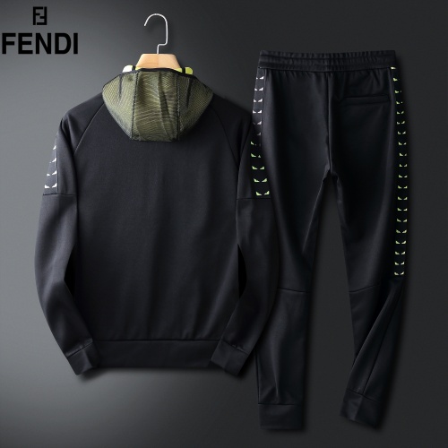 Replica Fendi Tracksuits Long Sleeved For Men #833913 $98.00 USD for Wholesale