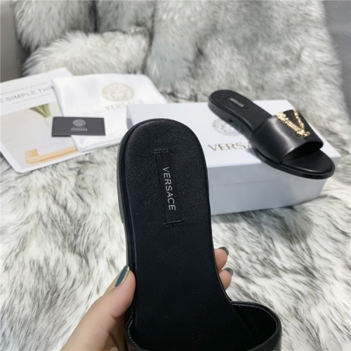 Replica Versace Slippers For Women #833954 $64.00 USD for Wholesale