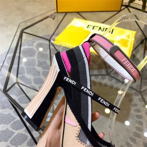 Replica Fendi High-Heeled Shoes For Women #833979 $100.00 USD for Wholesale