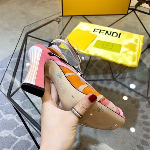 Replica Fendi High-Heeled Shoes For Women #833981 $100.00 USD for Wholesale