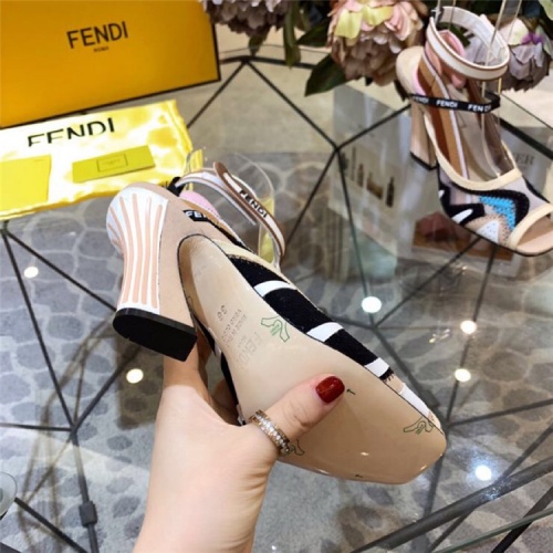 Replica Fendi High-Heeled Shoes For Women #833982 $100.00 USD for Wholesale