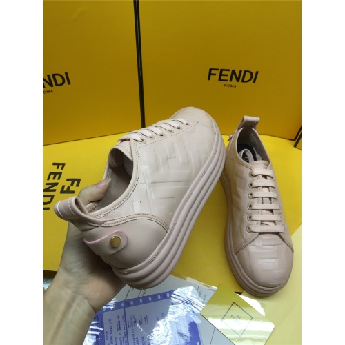 Replica Fendi Casual Shoes For Women #833993 $82.00 USD for Wholesale
