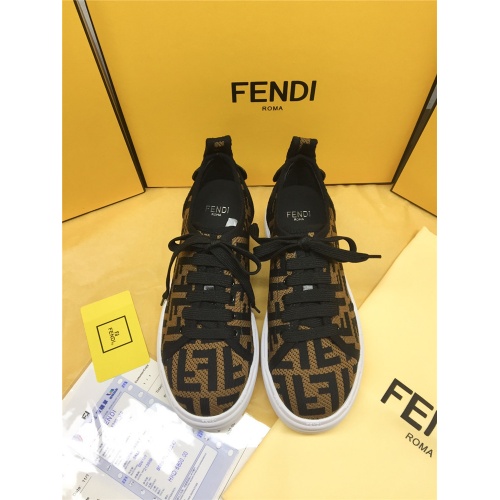 Replica Fendi Casual Shoes For Women #833995 $82.00 USD for Wholesale