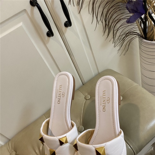 Replica Valentino Slippers For Women #834010 $68.00 USD for Wholesale