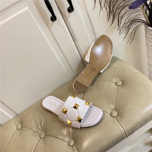 Replica Valentino Slippers For Women #834010 $68.00 USD for Wholesale