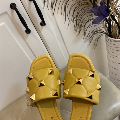 Replica Valentino Slippers For Women #834016 $68.00 USD for Wholesale