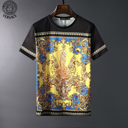 Versace T-Shirts Short Sleeved For Men #834055 $23.00 USD, Wholesale Replica Versace T-Shirts