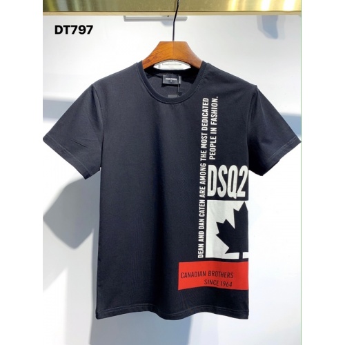 Dsquared T-Shirts Short Sleeved For Men #834145 $26.00 USD, Wholesale Replica Dsquared T-Shirts