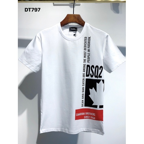 Dsquared T-Shirts Short Sleeved For Men #834146 $26.00 USD, Wholesale Replica Dsquared T-Shirts
