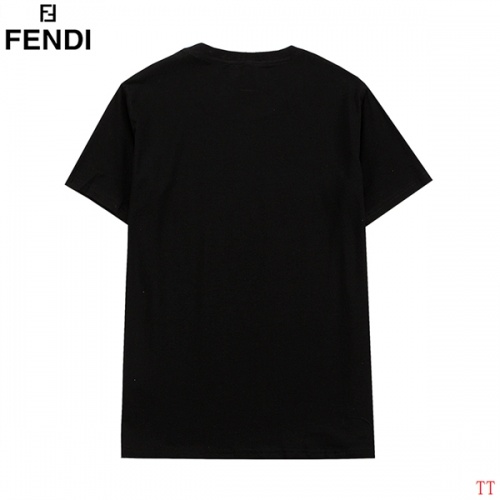 Replica Fendi T-Shirts Short Sleeved For Men #834176 $32.00 USD for Wholesale