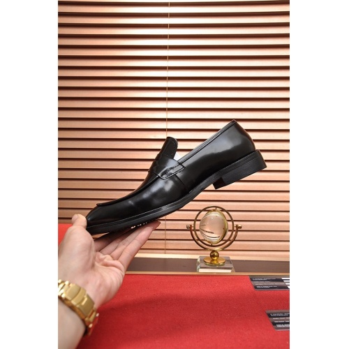 Replica Salvatore Ferragamo Leather Shoes For Men #834241 $82.00 USD for Wholesale