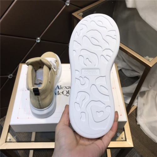 Replica Alexander McQueen High Tops Shoes For Men #834255 $115.00 USD for Wholesale