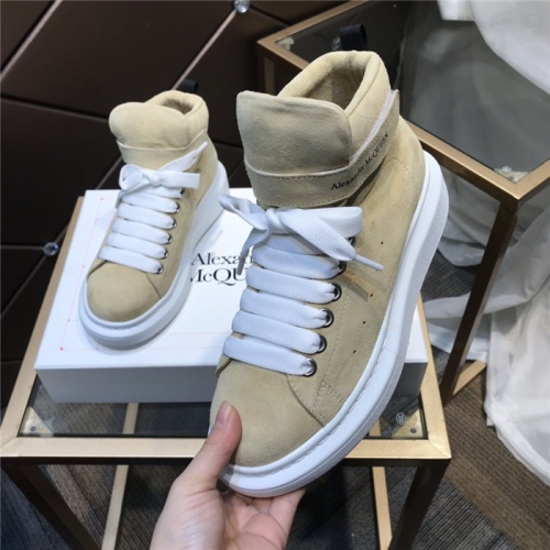 Replica Alexander McQueen High Tops Shoes For Women #834268 $115.00 USD for Wholesale