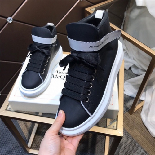 Replica Alexander McQueen High Tops Shoes For Women #834270 $115.00 USD for Wholesale