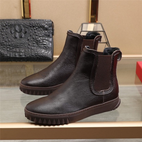 Salvatore Ferragamo Boots For Men #834286 $92.00 USD, Wholesale Replica Salvatore Ferragamo Boots