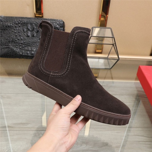 Replica Salvatore Ferragamo Boots For Men #834289 $92.00 USD for Wholesale