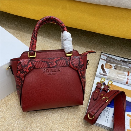 Prada AAA Quality Handbags For Women #834497 $100.00 USD, Wholesale Replica Prada AAA Quality Handbags
