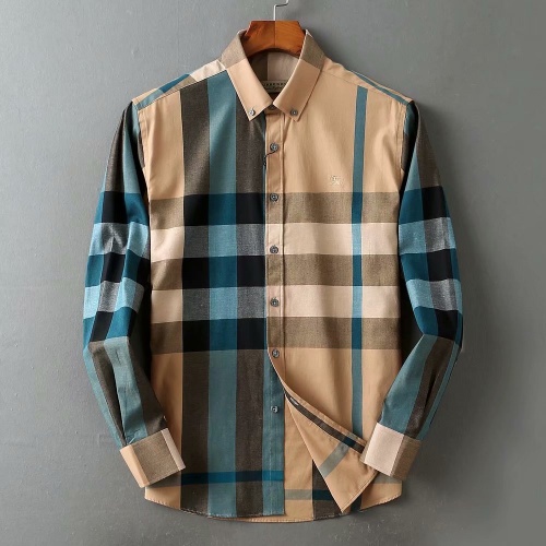 Burberry Shirts Long Sleeved For Men #834603 $39.00 USD, Wholesale Replica Burberry Shirts