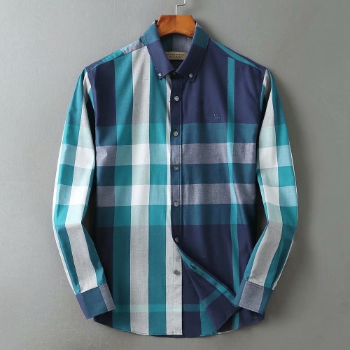 Burberry Shirts Long Sleeved For Men #834606 $39.00 USD, Wholesale Replica Burberry Shirts