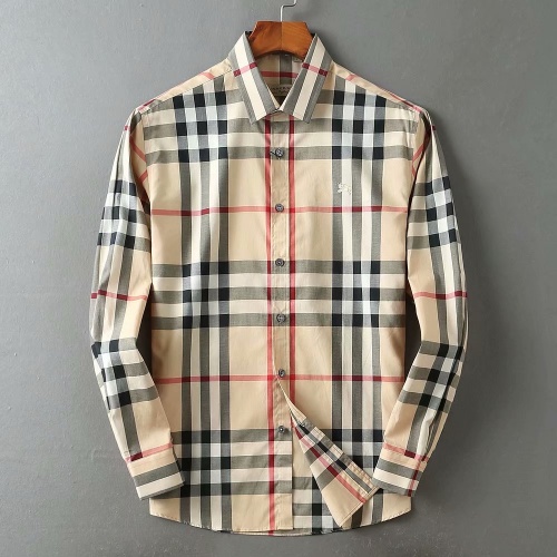 Burberry Shirts Long Sleeved For Men #834607 $41.00 USD, Wholesale Replica Burberry Shirts