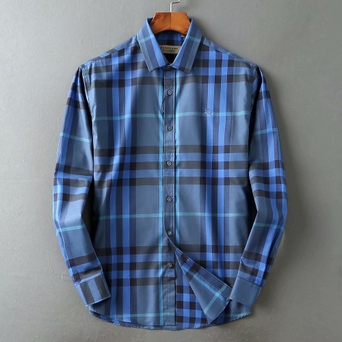 Burberry Shirts Long Sleeved For Men #834609 $41.00 USD, Wholesale Replica Burberry Shirts