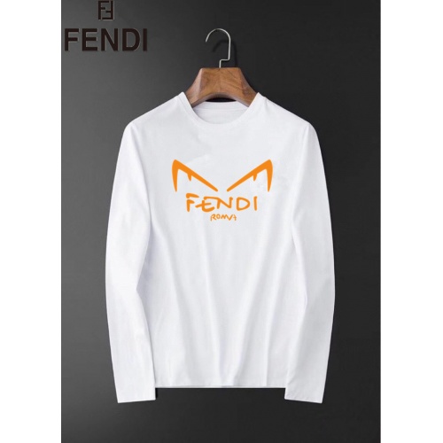 Fendi T-Shirts Long Sleeved For Men #834700 $34.00 USD, Wholesale Replica Fendi T-Shirts