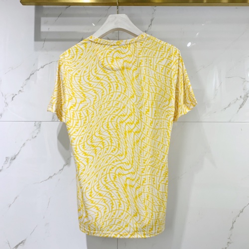 Replica Fendi T-Shirts Short Sleeved For Men #834825 $40.00 USD for Wholesale