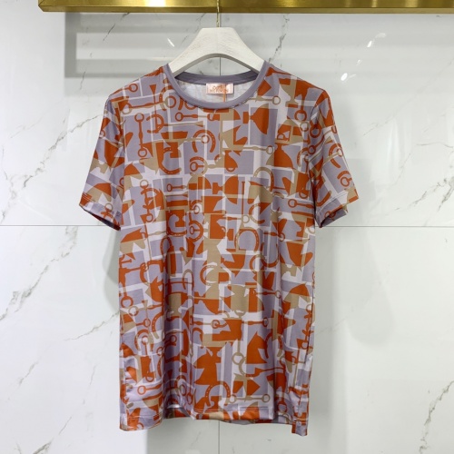 Hermes T-Shirts Short Sleeved For Men #834829 $40.00 USD, Wholesale Replica Hermes T-Shirts