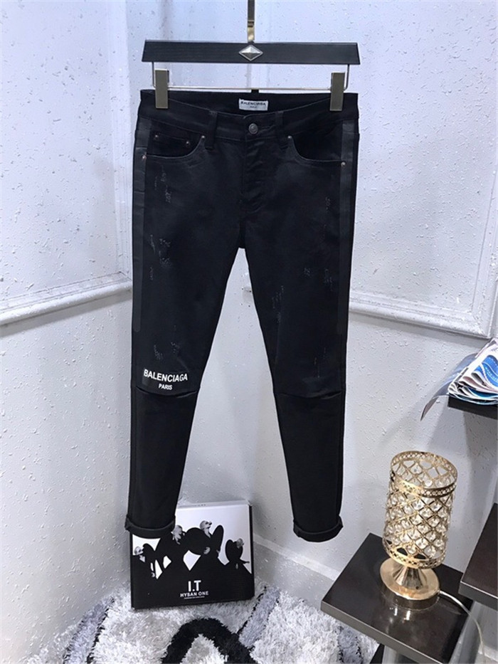 balenciaga biker jeans