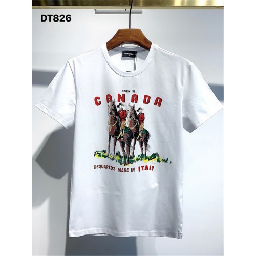 Dsquared T-Shirts Short Sleeved For Men #834913 $26.00 USD, Wholesale Replica Dsquared T-Shirts