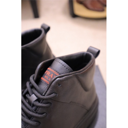Replica Prada High Tops Shoes For Men #835003 $82.00 USD for Wholesale