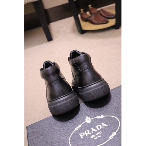 Replica Prada High Tops Shoes For Men #835004 $82.00 USD for Wholesale