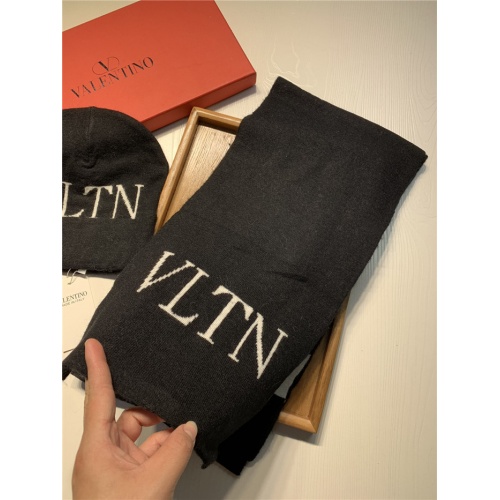 Replica Valentino Scarf & Hat Set For Women #835074 $44.00 USD for Wholesale