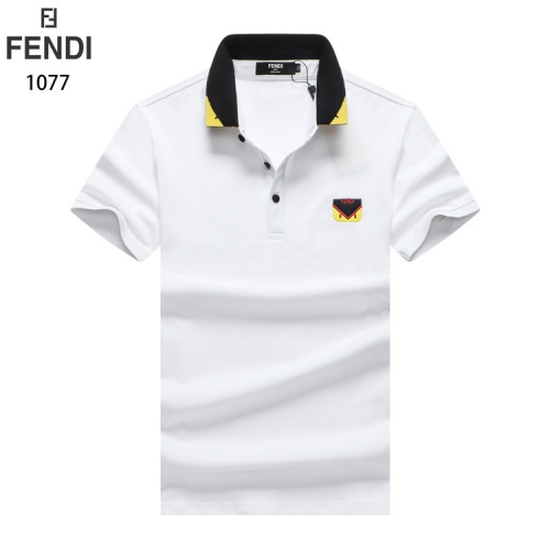 Fendi T-Shirts Short Sleeved For Men #835143 $33.00 USD, Wholesale Replica Fendi T-Shirts