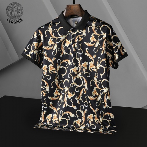 Replica Versace T-Shirts Short Sleeved For Men #835287 $25.00 USD for Wholesale