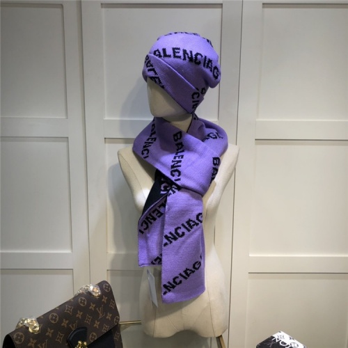 Replica Balenciaga Scarf & Hat Set #835355 $56.00 USD for Wholesale