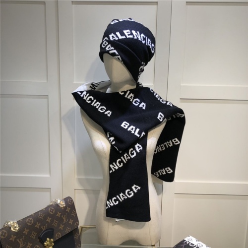 Replica Balenciaga Scarf & Hat Set #835357 $56.00 USD for Wholesale