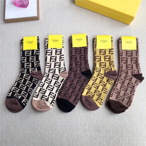 Fendi Socks #835386 $25.00 USD, Wholesale Replica Fendi Socks