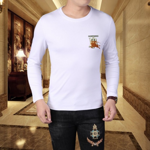 Replica Burberry T-Shirts Long Sleeved For Men #835604 $41.00 USD for Wholesale