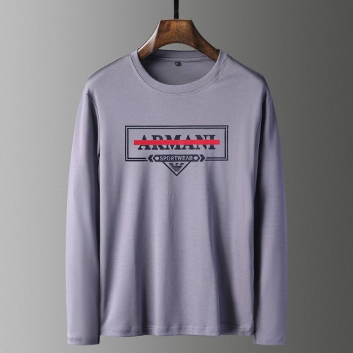 Armani T-Shirts Long Sleeved For Men #835642 $41.00 USD, Wholesale Replica Armani T-Shirts