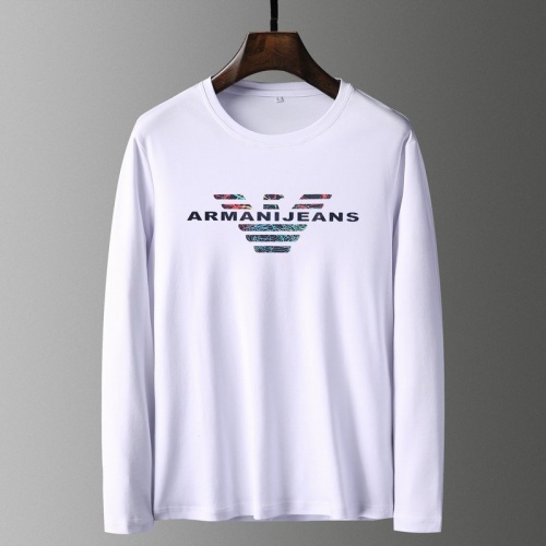 Armani T-Shirts Long Sleeved For Men #835643 $41.00 USD, Wholesale Replica Armani T-Shirts