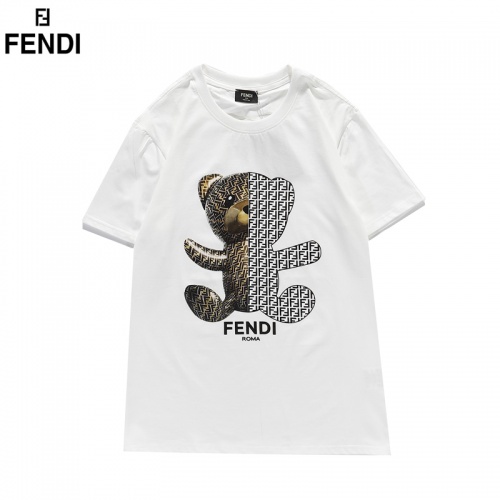 Fendi T-Shirts Short Sleeved For Men #835751 $29.00 USD, Wholesale Replica Fendi T-Shirts