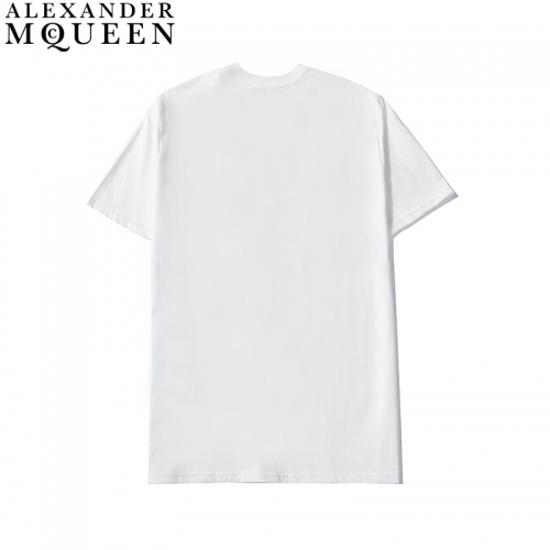 Replica Alexander McQueen T-shirts Short Sleeved For Men #836006 $27.00 USD for Wholesale