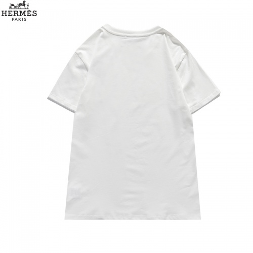 Replica Hermes T-Shirts Short Sleeved For Men #836040 $29.00 USD for Wholesale