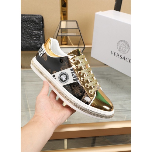 Replica Versace Casual Shoes For Men #836070 $80.00 USD for Wholesale