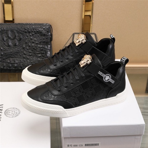 Replica Versace Casual Shoes For Men #836073 $82.00 USD for Wholesale